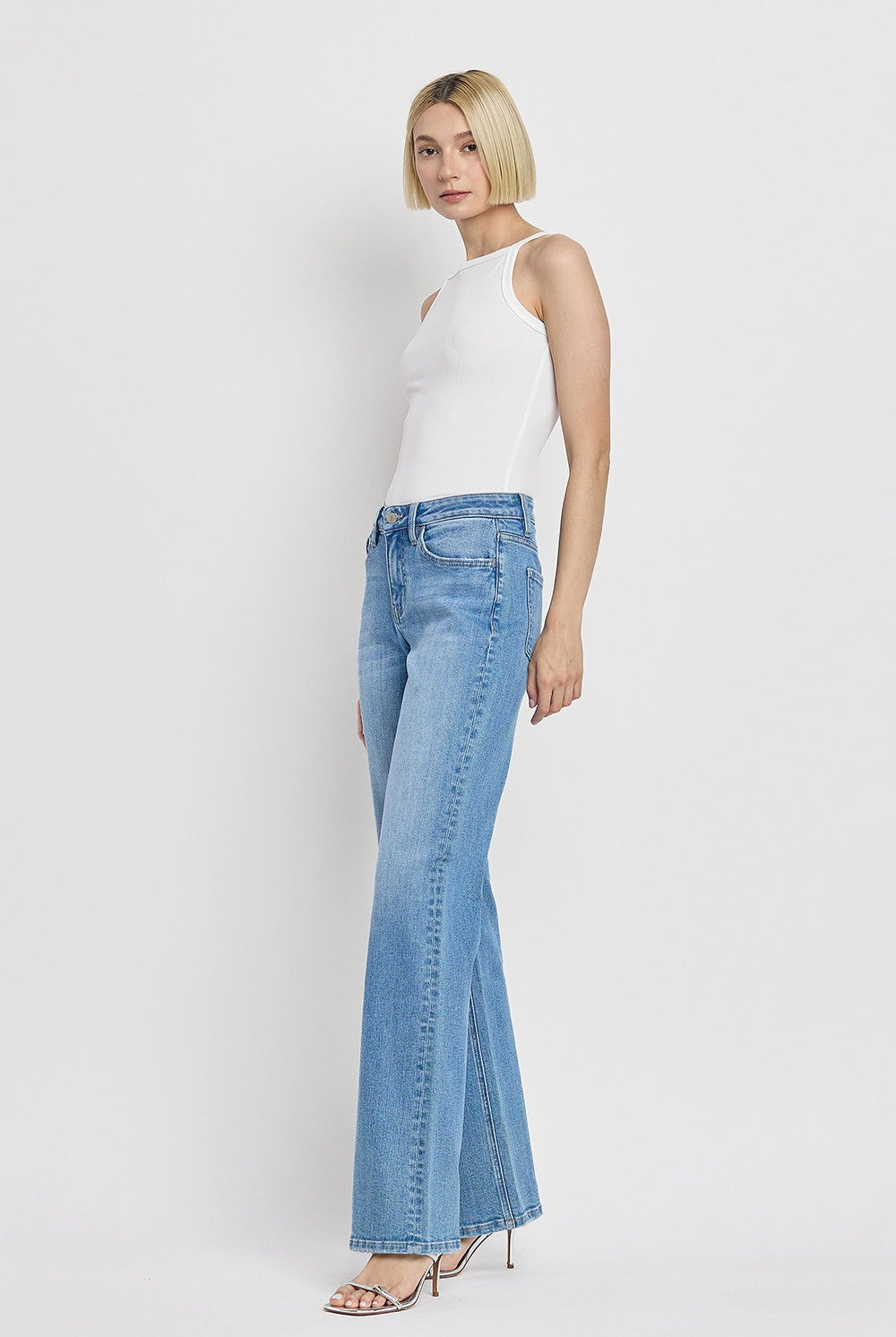 Flying Monkey 90’s High Rise Vintage Flare Jeans-Jeans-Flying Monkey-Deja Nu Boutique, Women's Fashion Boutique in Lampasas, Texas