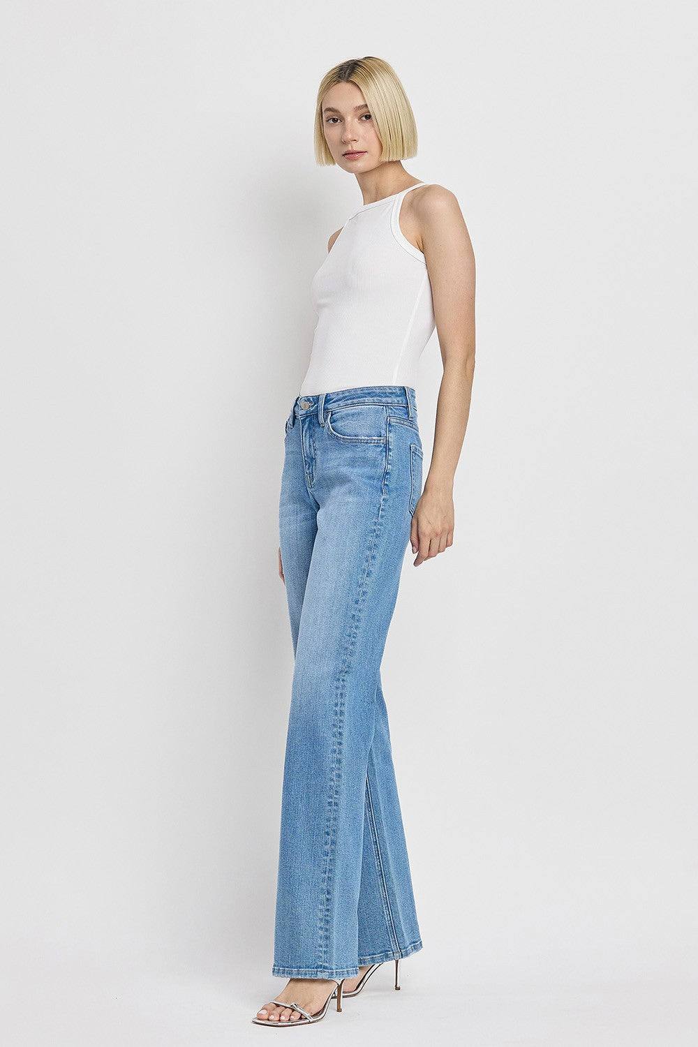 Flying Monkey 90’s High Rise Vintage Flare Jeans-Jeans-Flying Monkey-Deja Nu Boutique, Women's Fashion Boutique in Lampasas, Texas