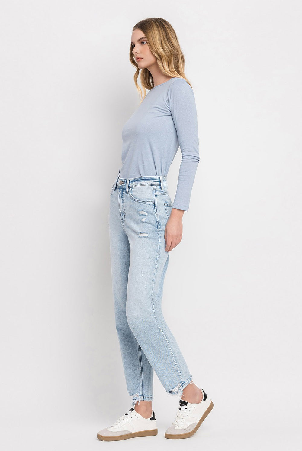 Flying Monkey Super High Rise Barrel Leg Jeans-Jeans-Flying Monkey-Deja Nu Boutique, Women's Fashion Boutique in Lampasas, Texas