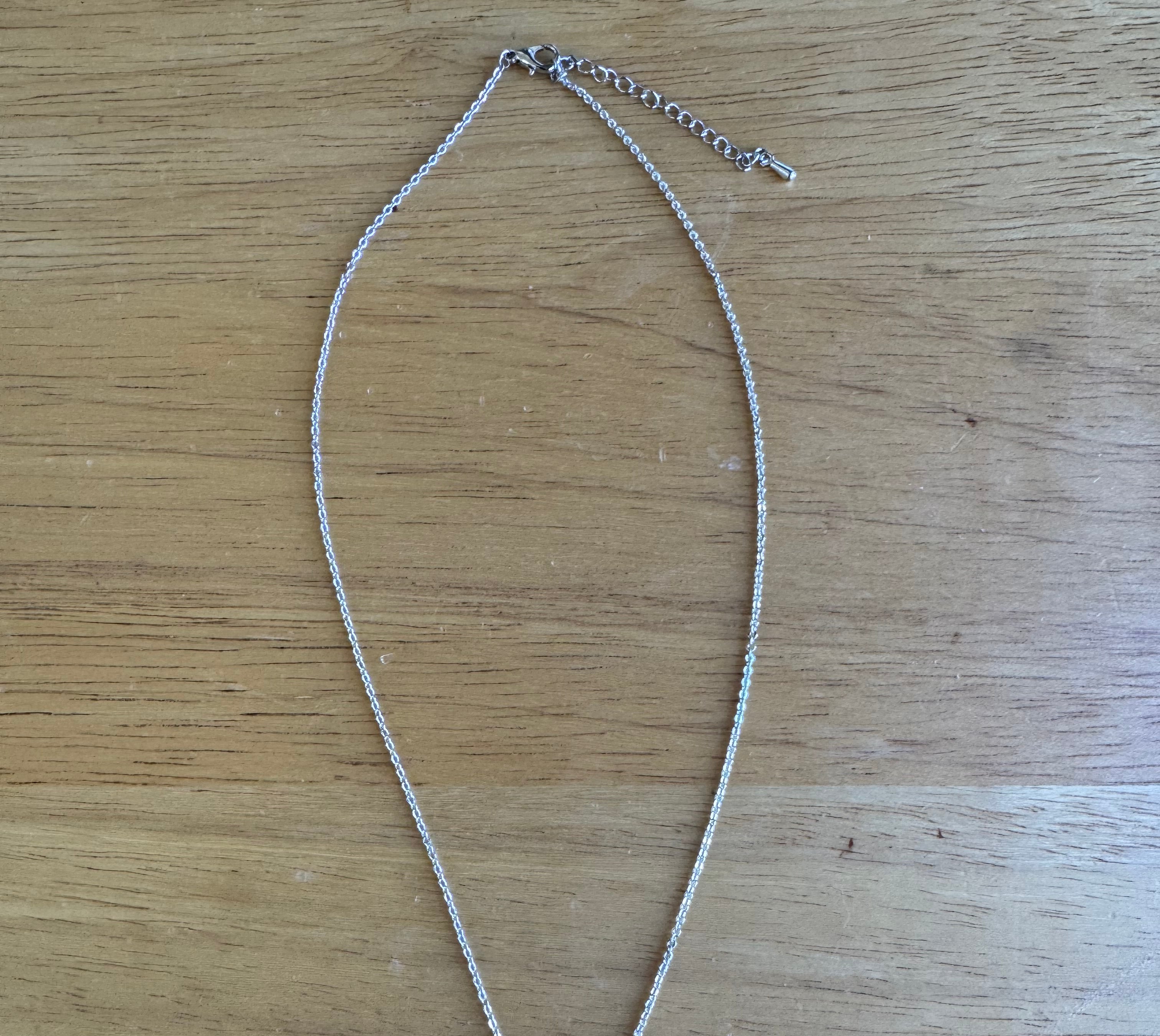 Fossick Cubic Zirconia Heart Necklace in Gold Or Silver-Necklaces-Fossick-Deja Nu Boutique, Women's Fashion Boutique in Lampasas, Texas