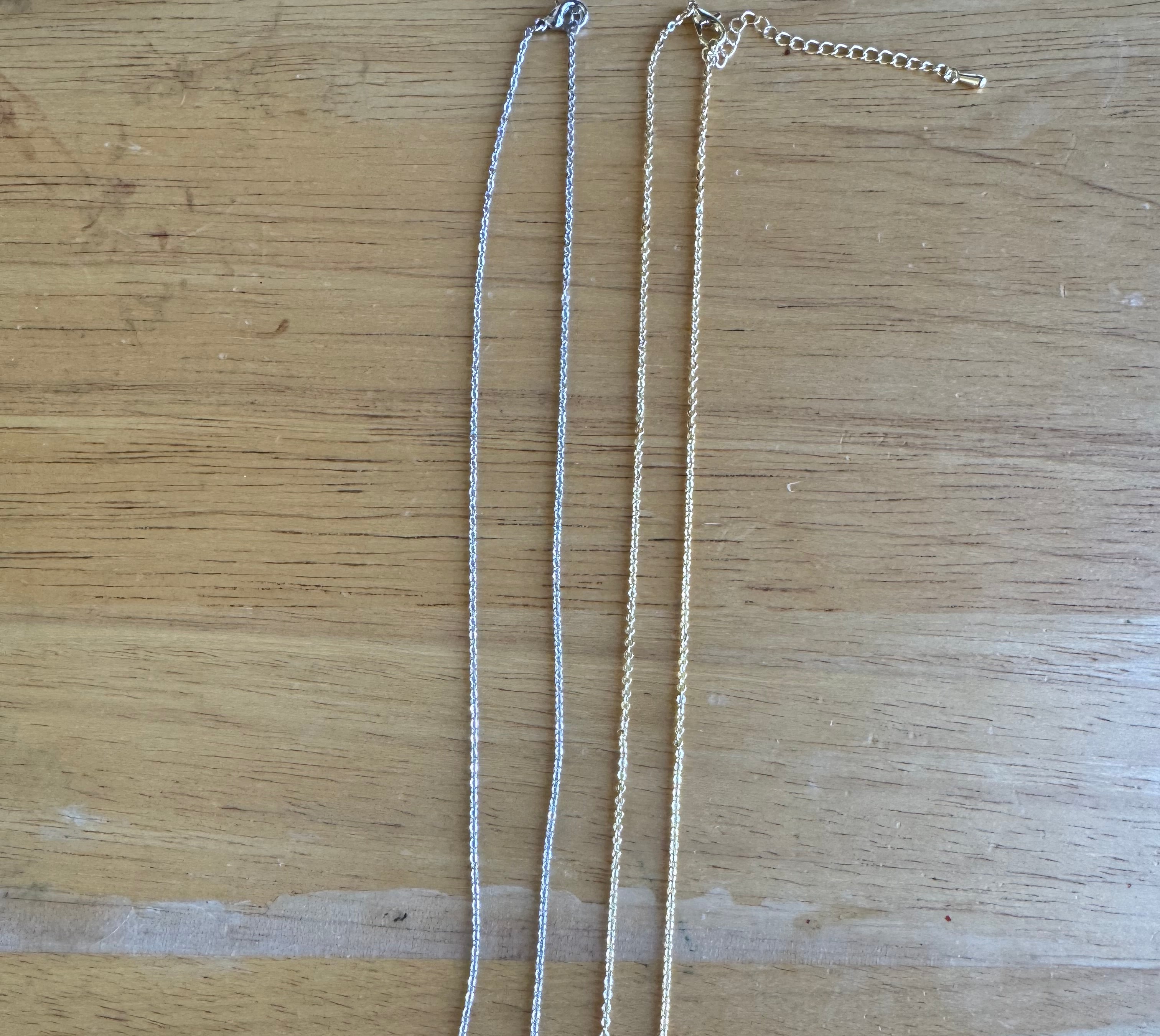 Fossick Cubic Zirconia Heart Necklace in Gold Or Silver-Necklaces-Fossick-Deja Nu Boutique, Women's Fashion Boutique in Lampasas, Texas