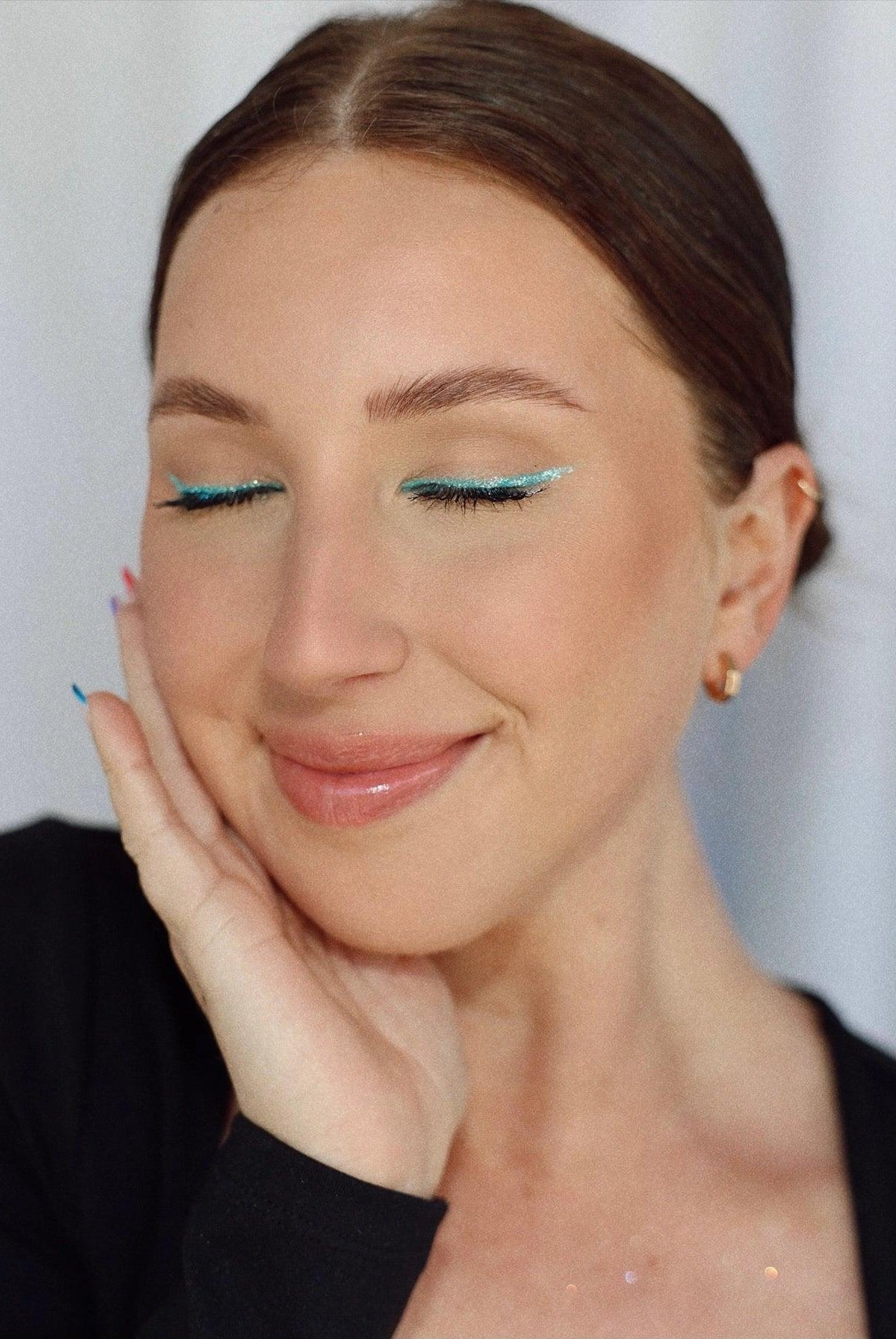 Galexie Glister Dazzle Fine Teal Glitter Gel - Hair, Face, Body Glitter Gel-Cosmetics-Galexie Glister-Deja Nu Boutique, Women's Fashion Boutique in Lampasas, Texas