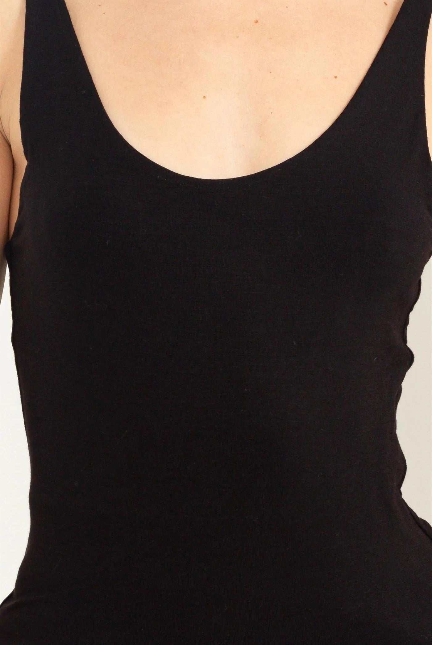 Hyfve Double Zero Balance Out Scoop Neck Cami Top In Black-Camis/Tanks-Hyfve-Deja Nu Boutique, Women's Fashion Boutique in Lampasas, Texas