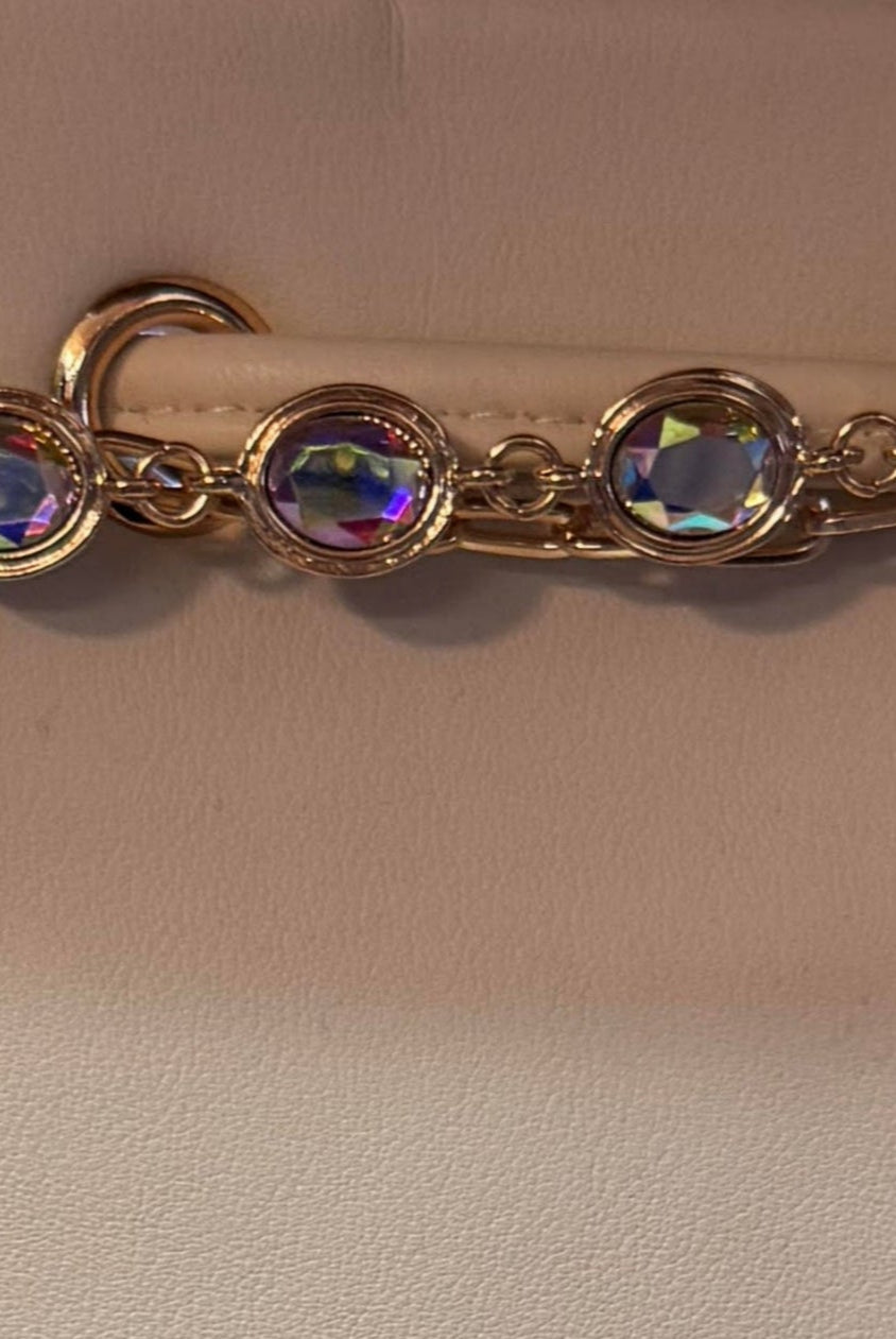 Iridescent Crystal Charm Strap – Glam Upgrade for Bags & Hats-Charm Strap-Deja Nu Tx-Deja Nu Boutique, Women's Fashion Boutique in Lampasas, Texas