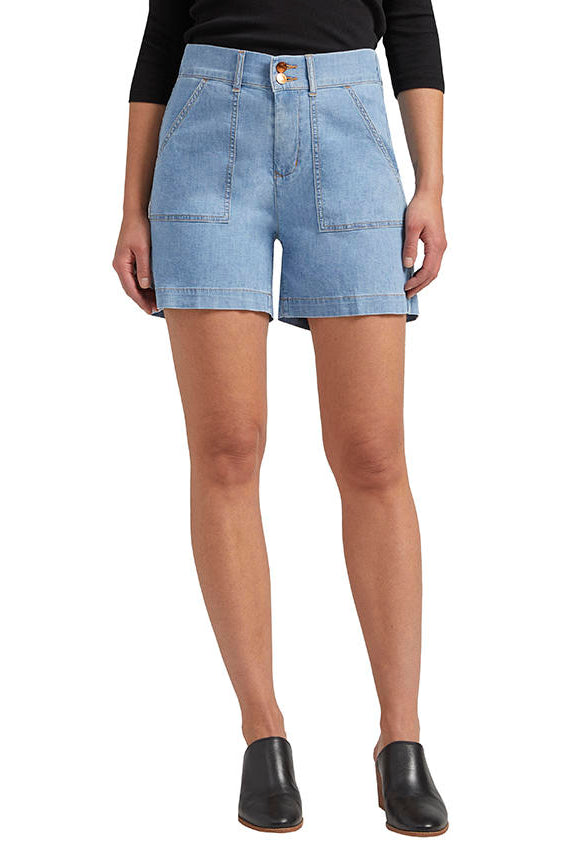 Jag High Rise Utility Short In Palo-Bottoms-Jag-Deja Nu Boutique, Women's Fashion Boutique in Lampasas, Texas