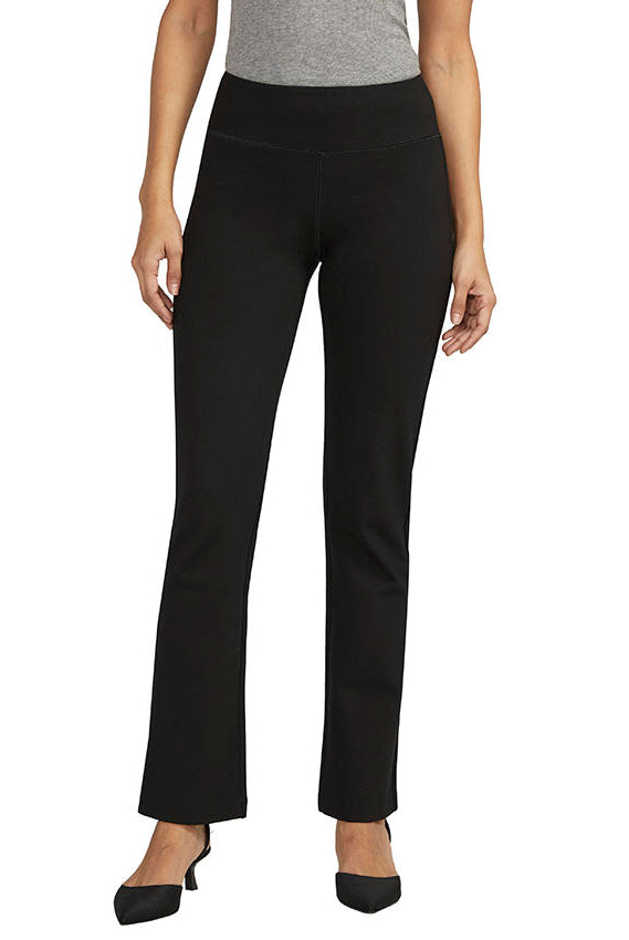 Jag Mid Rise Pull-On Boot Cut Pant In Black-Pants-Jag-Deja Nu Boutique, Women's Fashion Boutique in Lampasas, Texas