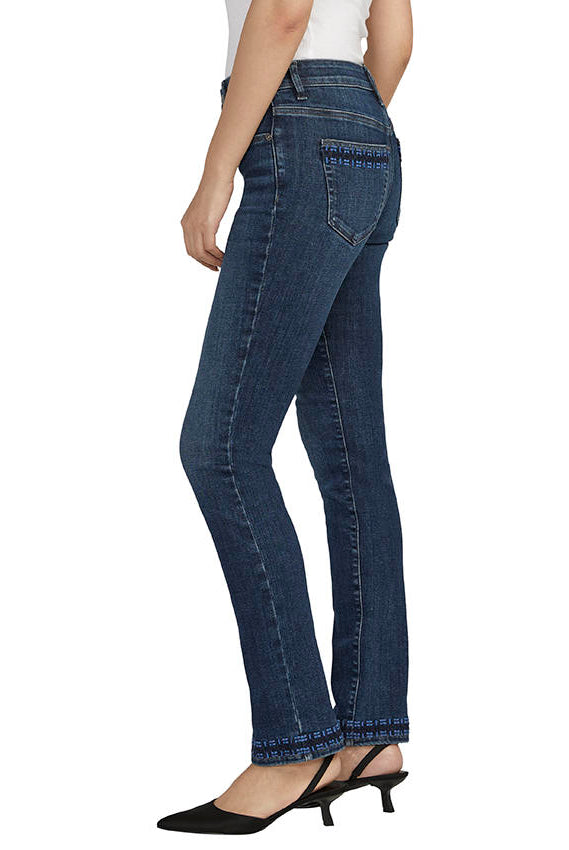 Jag Mid Rise Ruby Straight Pocket Embroidery In Night Owl-Jeans-Jag-Deja Nu Boutique, Women's Fashion Boutique in Lampasas, Texas