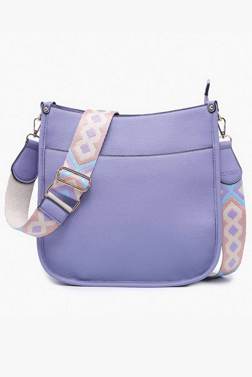 Jen & Co. Chloe Crossbody with Guitar Strap – Petunia-Handbags, Wallets & Cases-Jen & Co.-Deja Nu Boutique, Women's Fashion Boutique in Lampasas, Texas