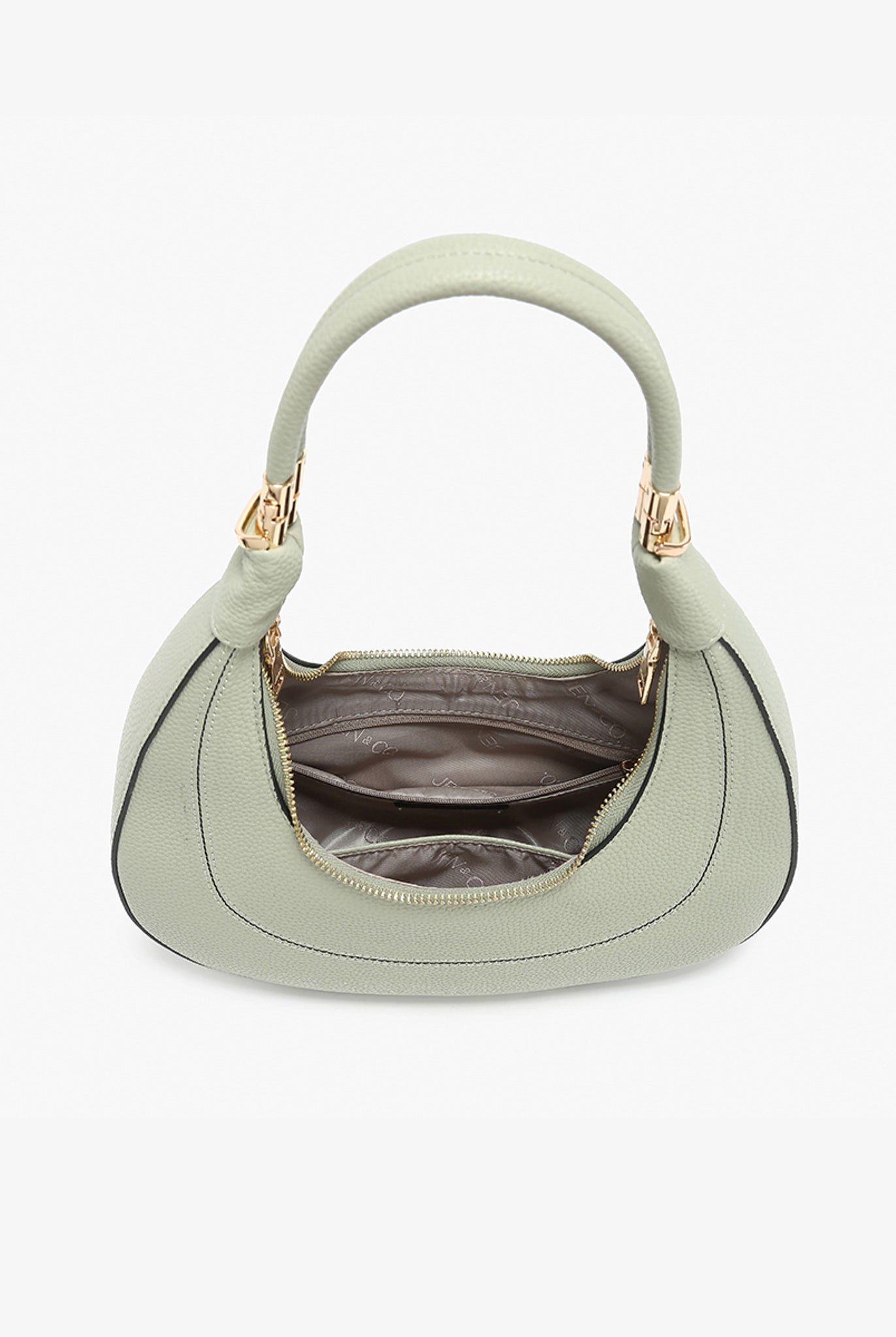 Jen & Co. Clara Convertible Crescent Shoulder Bag – Black Vegan Leather-Handbags, Wallets & Cases-Jen & Co.-Deja Nu Boutique, Women's Fashion Boutique in Lampasas, Texas