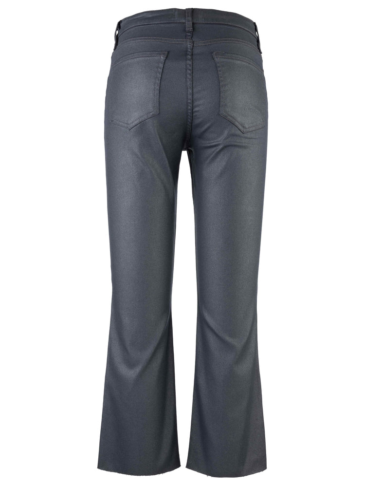 KUT FROM THE KLOTH Kelsey High Rise Ankle Flare with Raw Hem in Silver Bell-Jeans-Kut from the Kloth-Deja Nu Boutique, Women's Fashion Boutique in Lampasas, Texas