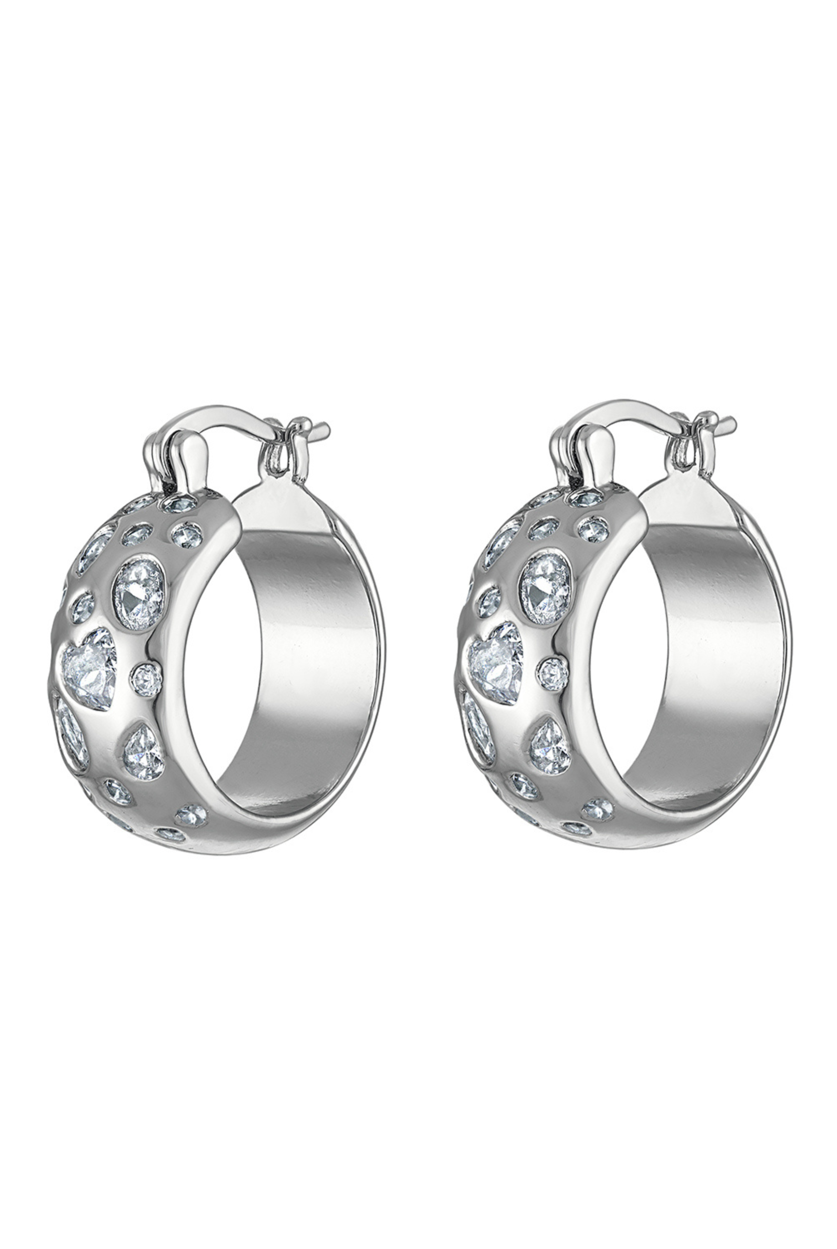 Kinsey Designs Claire Hoop Silver-Earrings-Kinsey Designs-Deja Nu Boutique, Women's Fashion Boutique in Lampasas, Texas