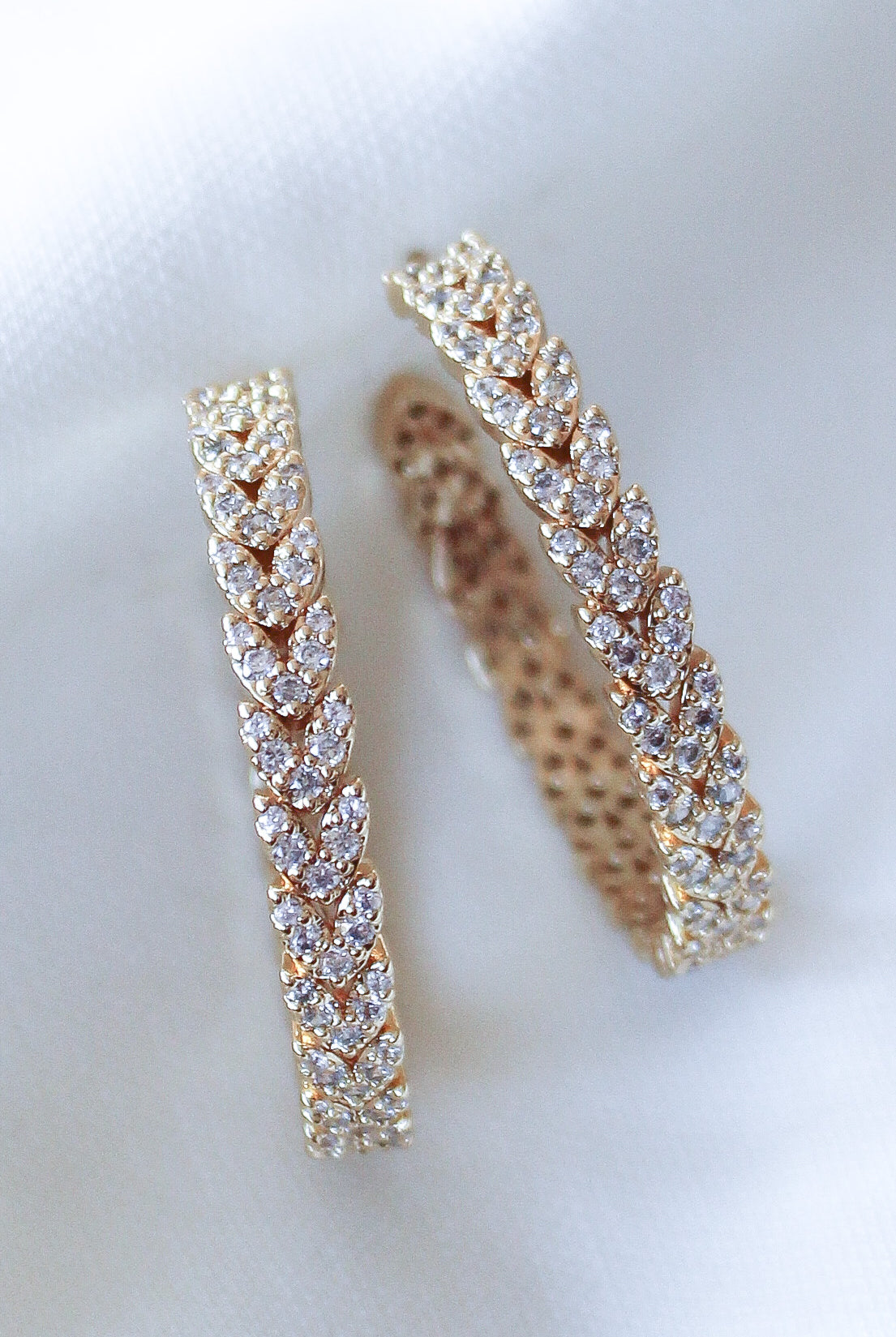 Kinsey Designs Dottie Heart CZ Hoop Earring-Earrings-Kinsey Designs-Deja Nu Boutique, Women's Fashion Boutique in Lampasas, Texas