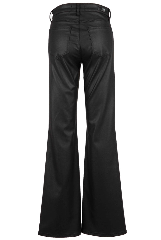 Kut From The Kloth Ana High Rise Fab Ab Flare-Baby Dn All Over Black Coated-Jeans-Kut from the Kloth-Deja Nu Boutique, Women's Fashion Boutique in Lampasas, Texas