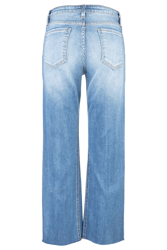 Kut From The Kloth Kelsey High Rise FAB AB Ankle Flare Inset Leg-Jeans-Kut from the Kloth-Deja Nu Boutique, Women's Fashion Boutique in Lampasas, Texas
