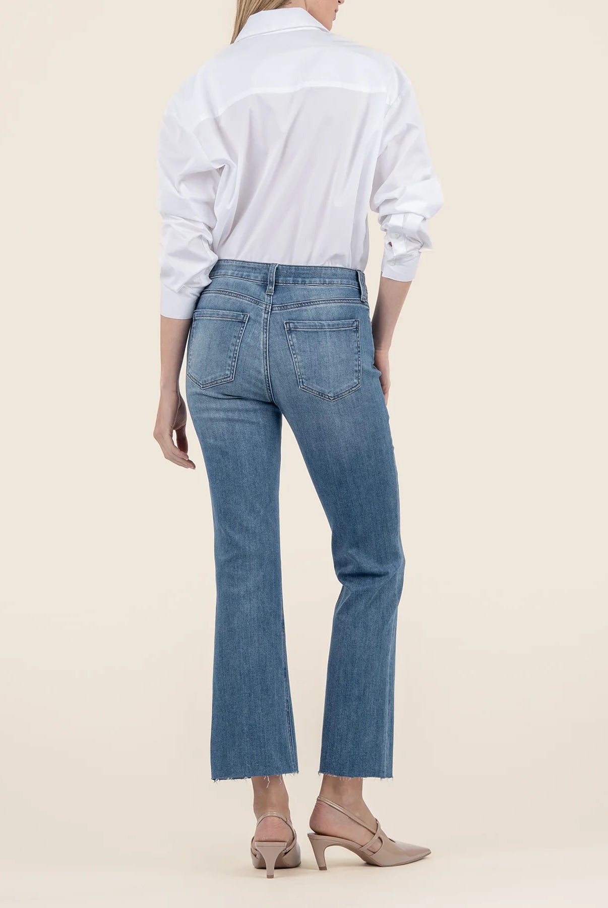 Kut From The Kloth Kelsey High Rise FAB AB Ankle Flare Inset Leg-Jeans-Kut from the Kloth-Deja Nu Boutique, Women's Fashion Boutique in Lampasas, Texas