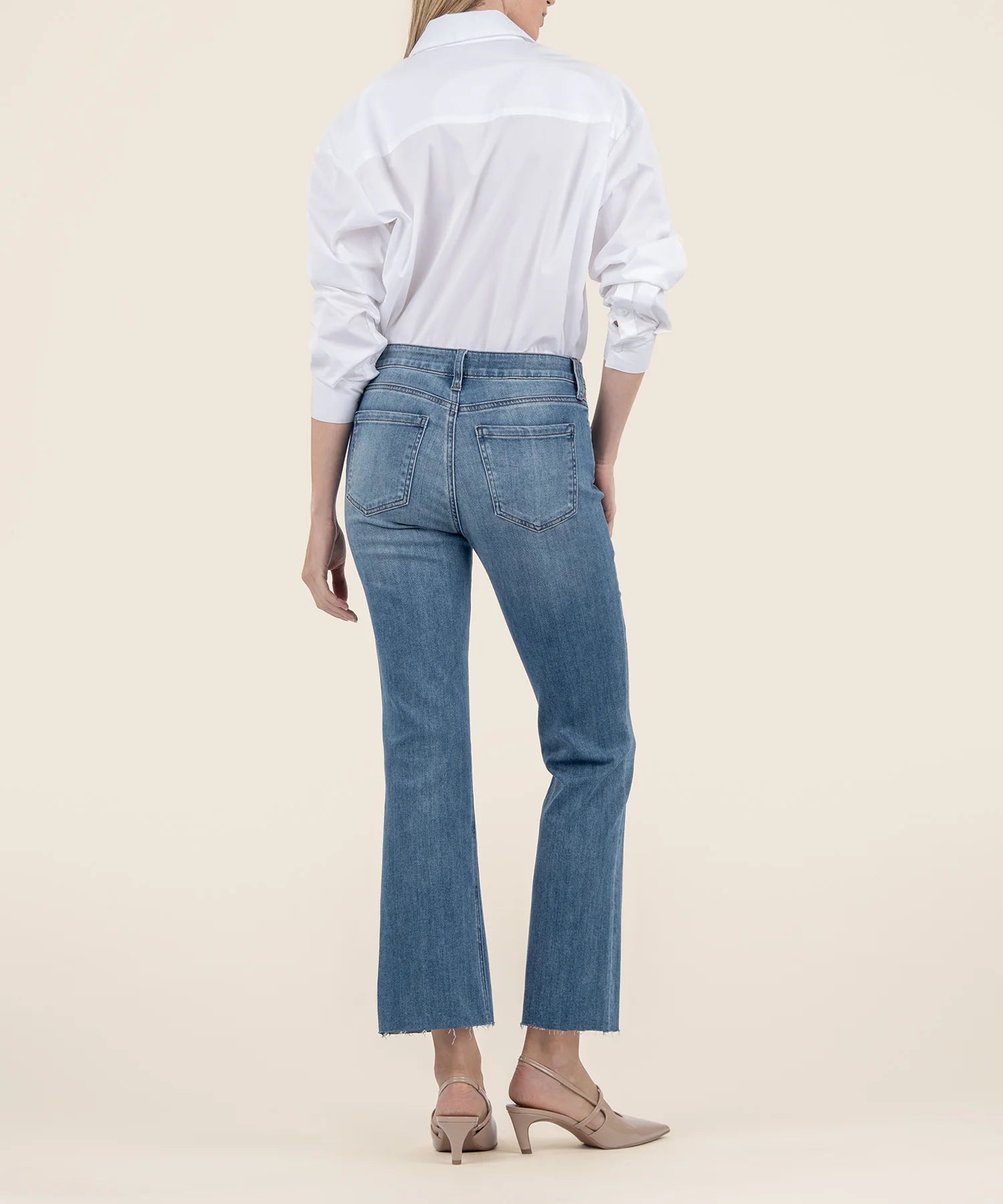 Kut From The Kloth Kelsey High Rise FAB AB Ankle Flare Inset Leg-Jeans-Kut from the Kloth-Deja Nu Boutique, Women's Fashion Boutique in Lampasas, Texas