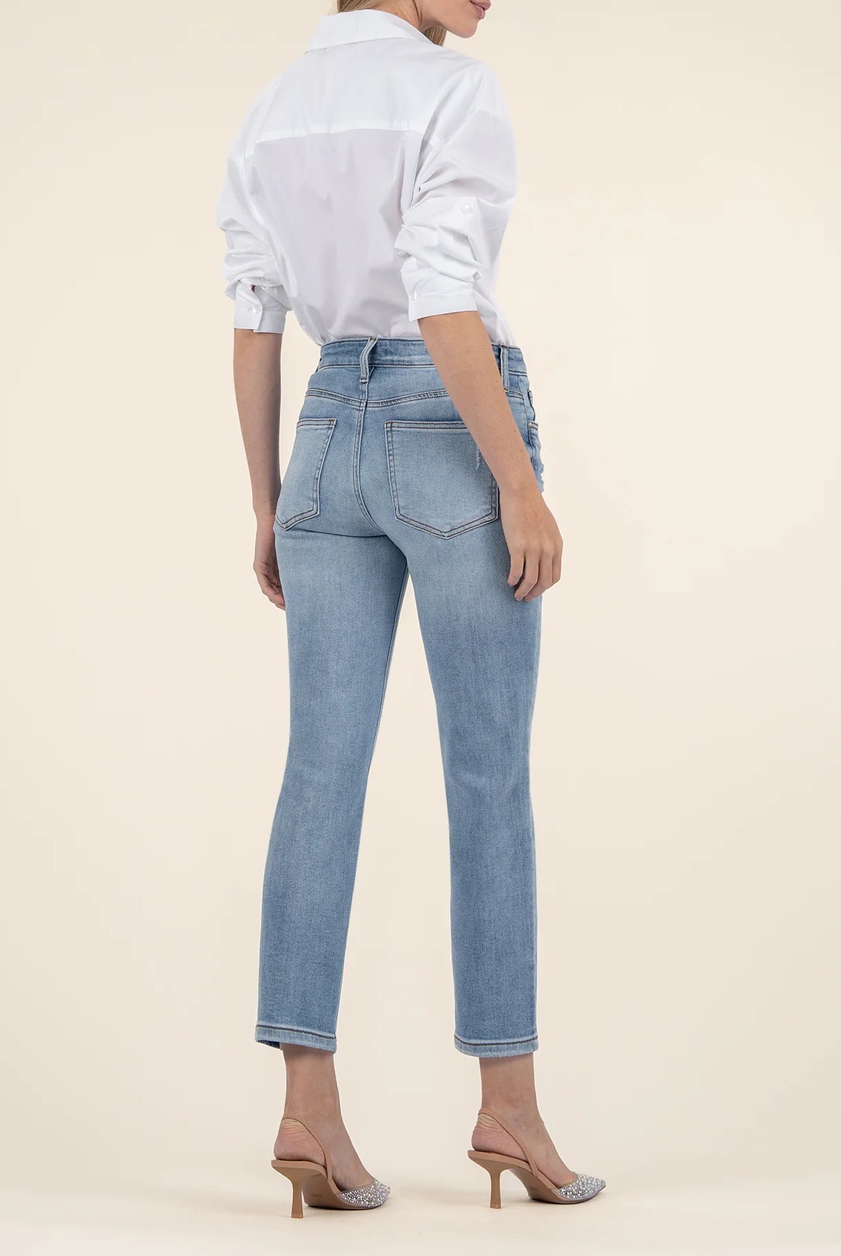 Kut From The Kloth Rachael High Rise Fab Ab Mom Regular Hem In Recognition-Jeans-Kut from the Kloth-Deja Nu Boutique, Women's Fashion Boutique in Lampasas, Texas