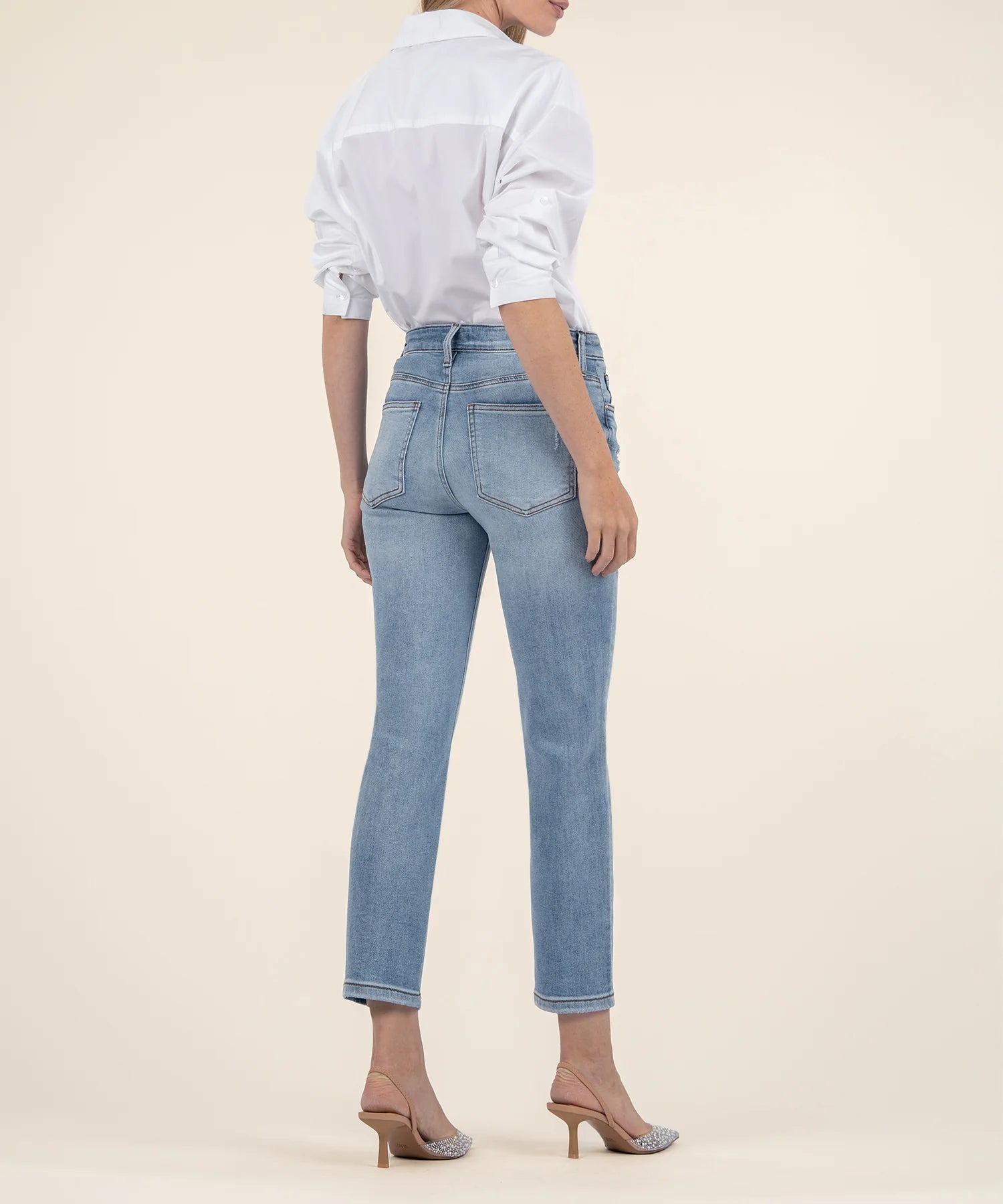 Kut From The Kloth Rachael High Rise Fab Ab Mom Regular Hem In Recognition-Jeans-Kut from the Kloth-Deja Nu Boutique, Women's Fashion Boutique in Lampasas, Texas