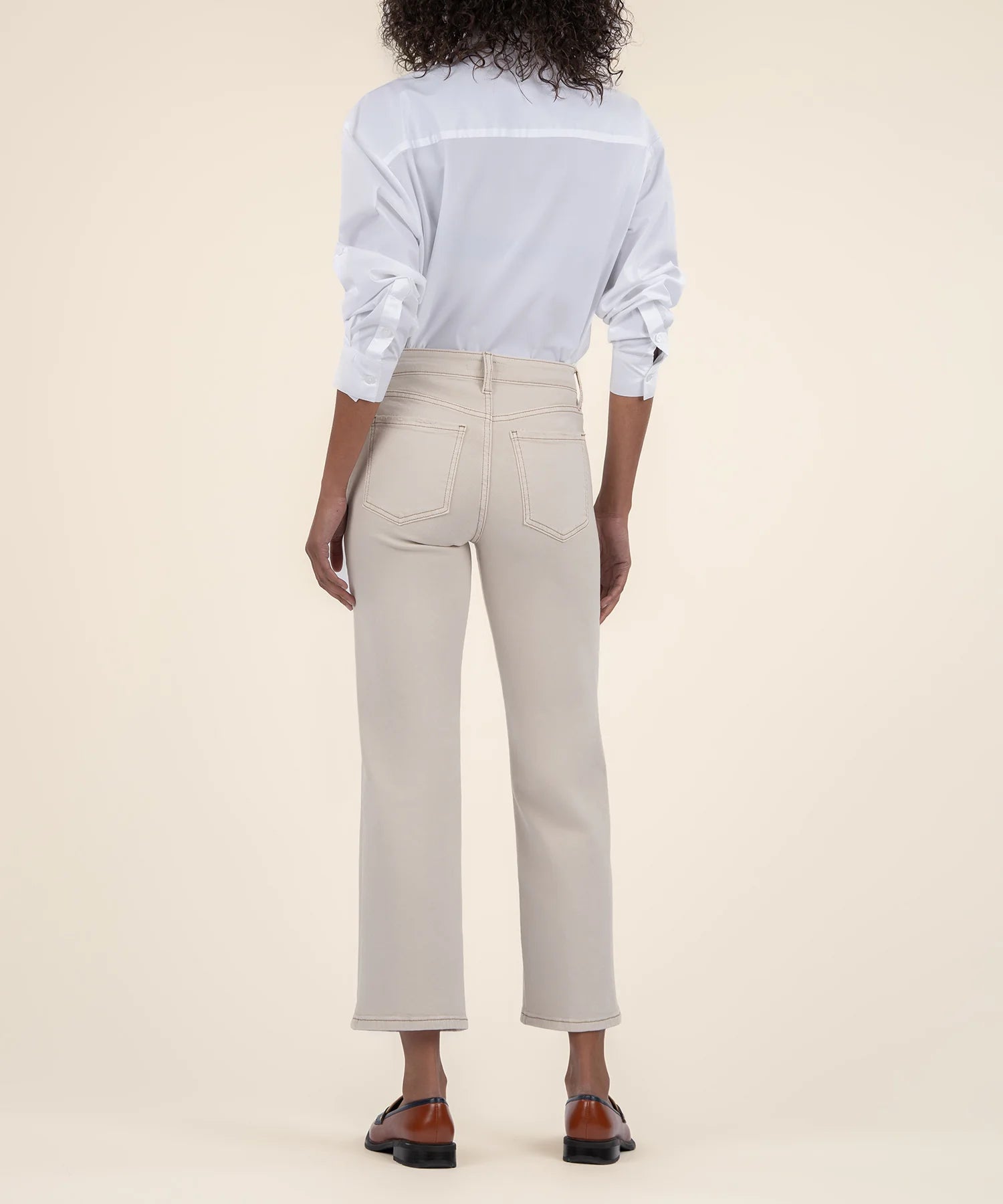 Kut from the Kloth Charlotte High Rise FAB AB Culottes In Ecru-Jeans-Kut from the Kloth-Deja Nu Boutique, Women's Fashion Boutique in Lampasas, Texas