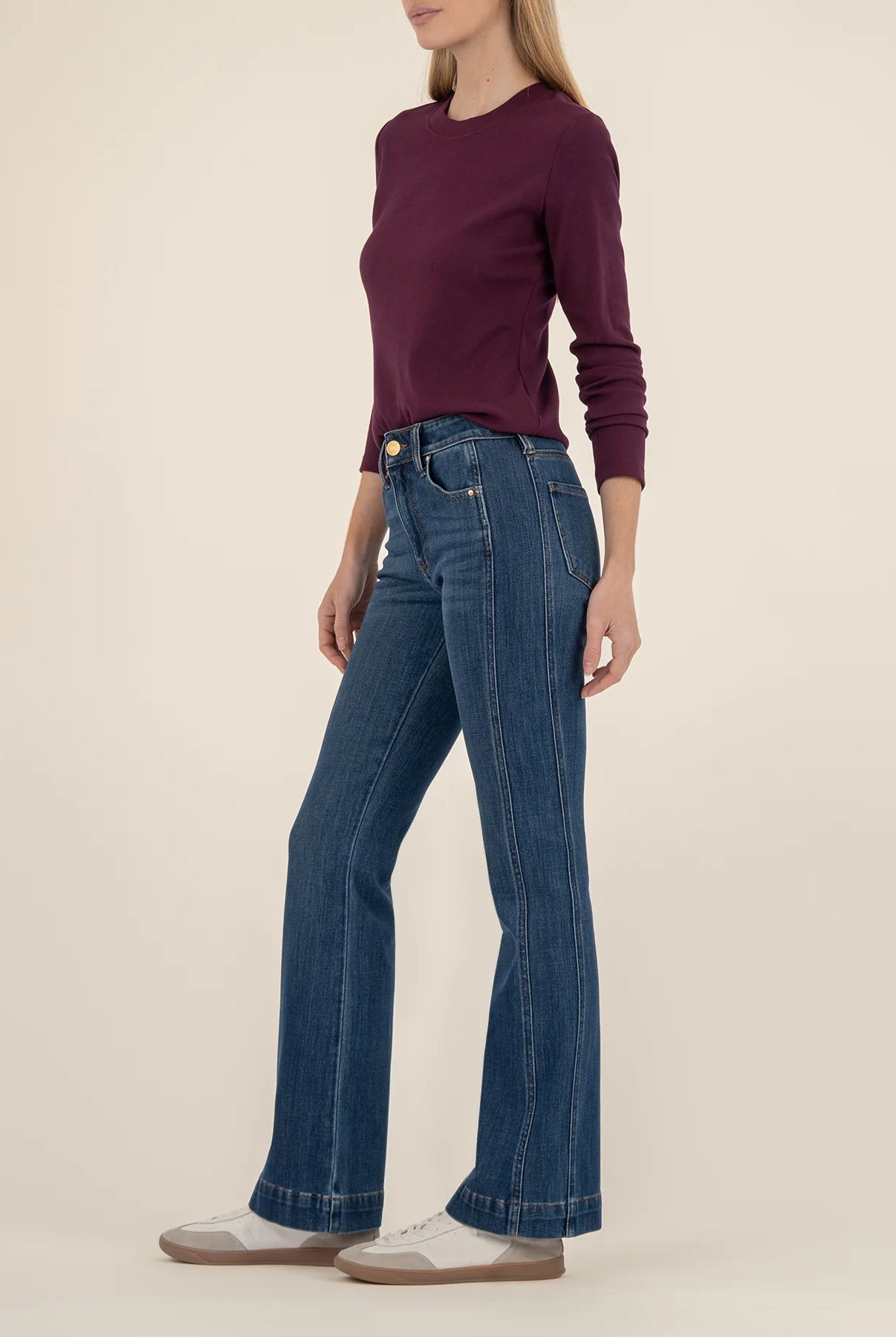 Kut from the Kloth Natalie High Rise Bootcut Jeans in Choice Wash-Jeans-Kut from the Kloth-Deja Nu Boutique, Women's Fashion Boutique in Lampasas, Texas