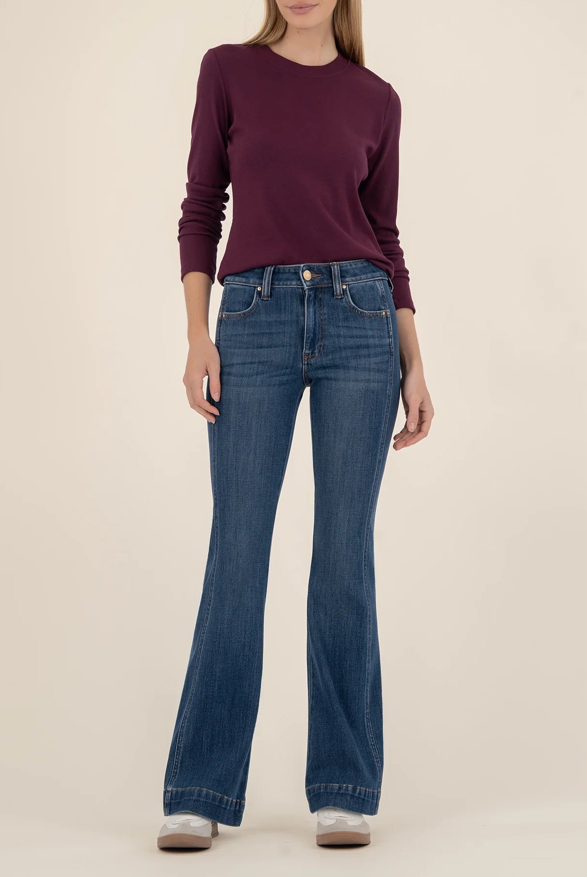 Kut from the Kloth Natalie High Rise Bootcut Jeans in Choice Wash-Jeans-Kut from the Kloth-Deja Nu Boutique, Women's Fashion Boutique in Lampasas, Texas