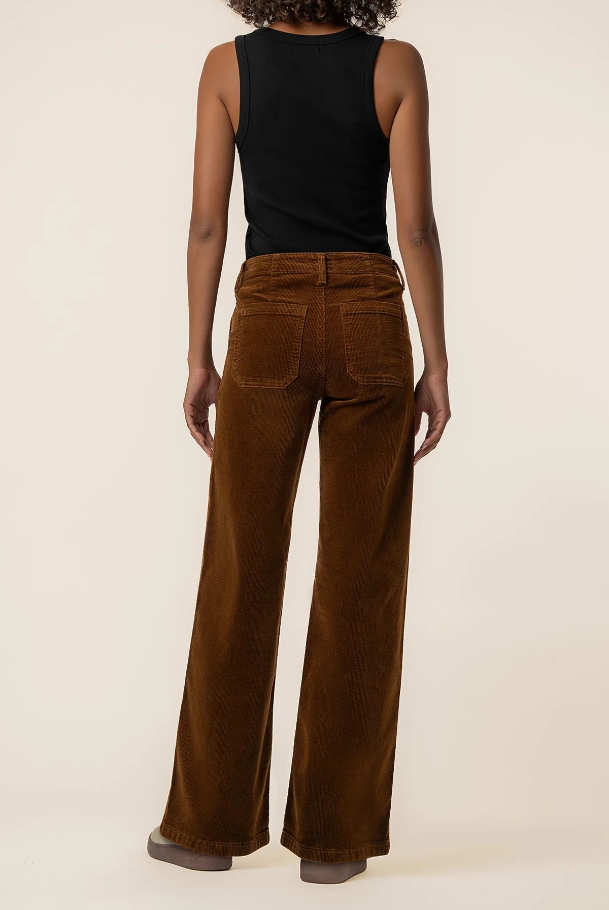 Kut from the Kloth Nutmeg High Rise Corduroy Wide Leg Jeans-Pants-Kut from the Kloth-Deja Nu Boutique, Women's Fashion Boutique in Lampasas, Texas