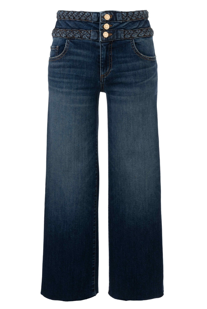 Kut from the Kloth Charlotte High Rise Braided Waistband-Jeans-Kut from the Kloth-Deja Nu Boutique, Women's Fashion Boutique in Lampasas, Texas