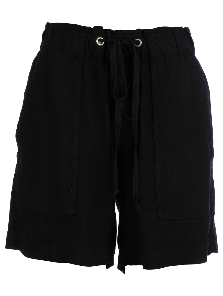 Kut from the Kloth Katana High Rise Drawstring Shorts - Black-Bottoms-Kut from the Kloth-Deja Nu Boutique, Women's Fashion Boutique in Lampasas, Texas