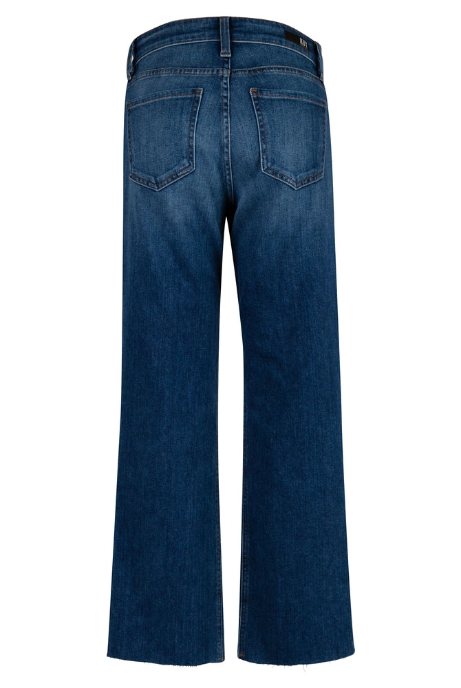 Kut from the Kloth Kelsey High Rise Fab Ab Ankle Flare Jeans – Royal Denim-Jeans-Kut from the Kloth-Deja Nu Boutique, Women's Fashion Boutique in Lampasas, Texas