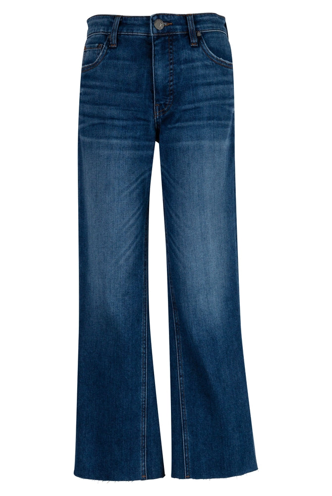 Kut from the Kloth Kelsey High Rise Fab Ab Ankle Flare Jeans – Royal Denim-Jeans-Kut from the Kloth-Deja Nu Boutique, Women's Fashion Boutique in Lampasas, Texas