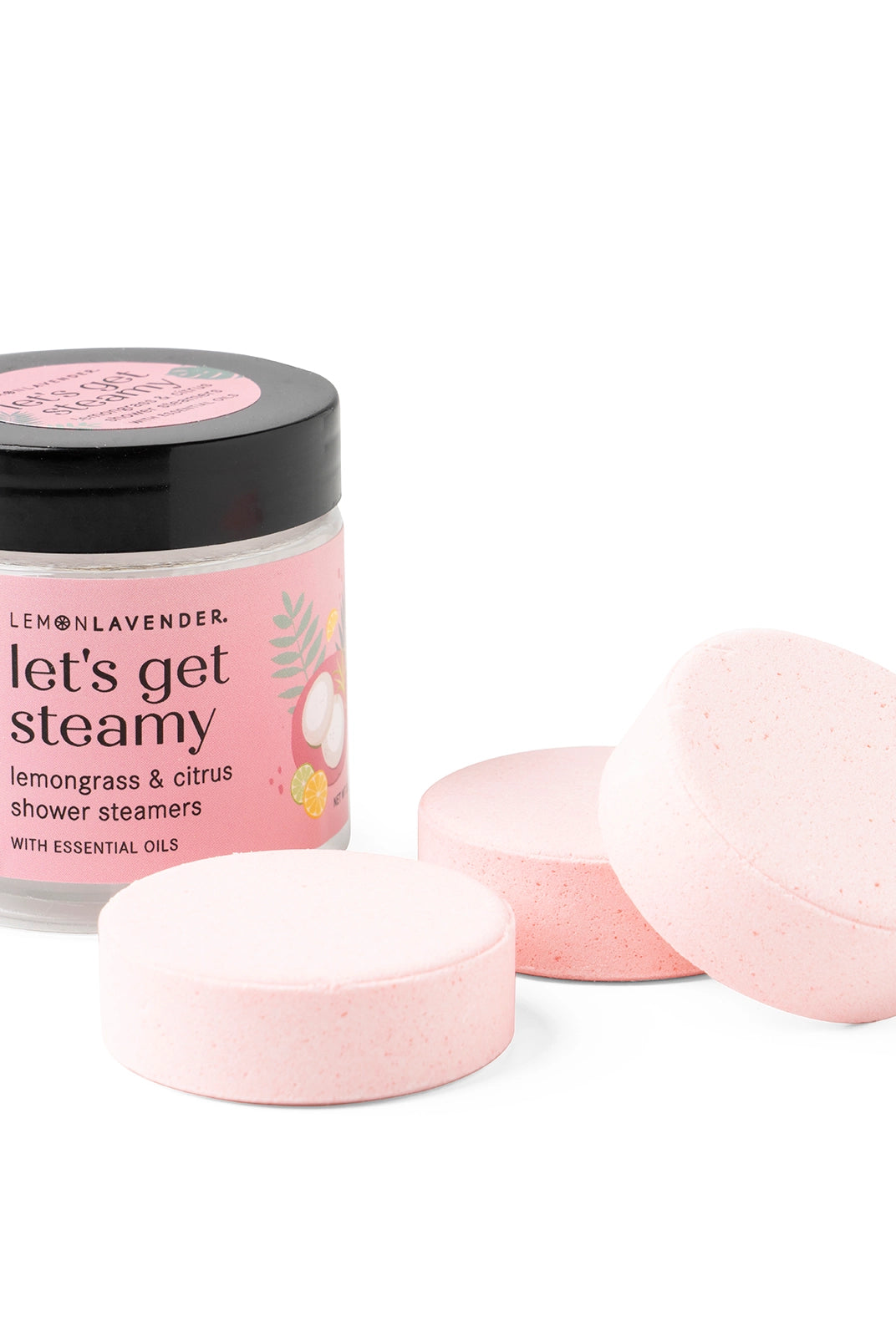 Lemon Lavender Let’s Get Steamy Shower Steamers With Essential Oils Set Of Three-Shower Bombs-Lemon Lavender-Deja Nu Boutique, Women's Fashion Boutique in Lampasas, Texas
