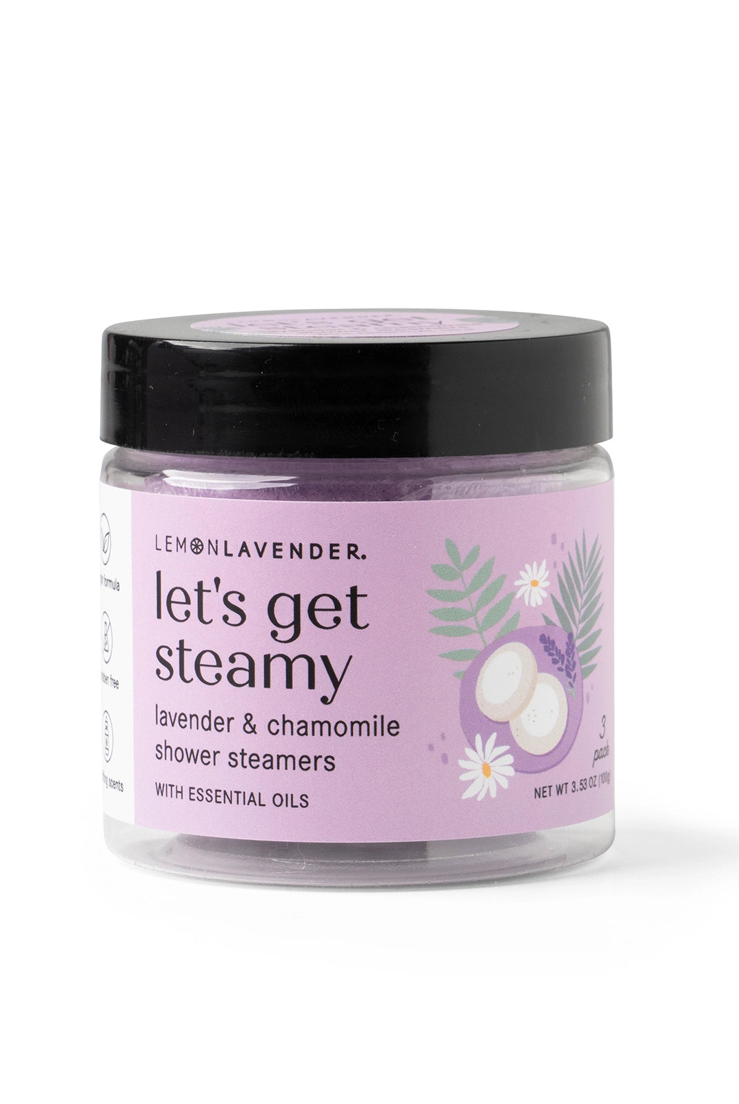 Lemon Lavender Let’s Get Steamy Shower Steamers With Essential Oils Set Of Three-Shower Bombs-Lemon Lavender-Deja Nu Boutique, Women's Fashion Boutique in Lampasas, Texas