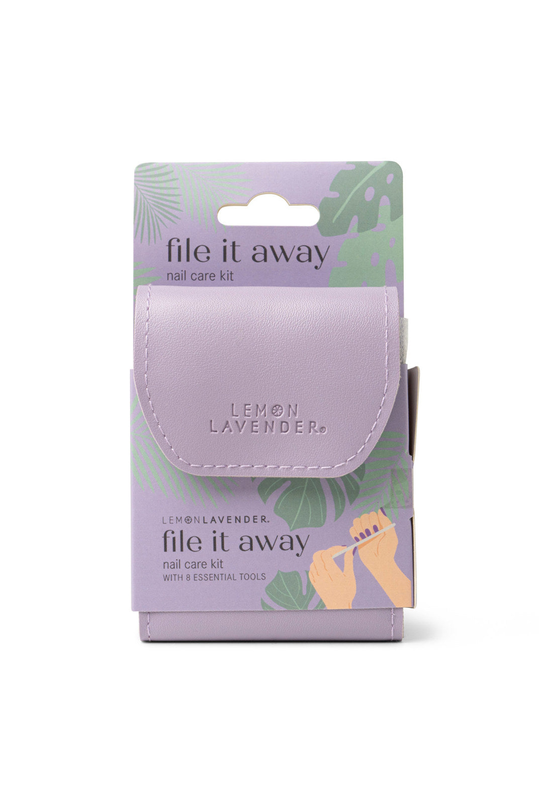 Lemon Lavender® File It Away Nail Care Kit – 8-Piece Set-Nail Tools-Lemon Lavender-Deja Nu Boutique, Women's Fashion Boutique in Lampasas, Texas