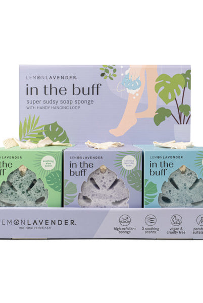 Lemon Lavender® In The Buff Super Sudsy Soap Sponge-Soap-Lemon Lavender-Deja Nu Boutique, Women's Fashion Boutique in Lampasas, Texas