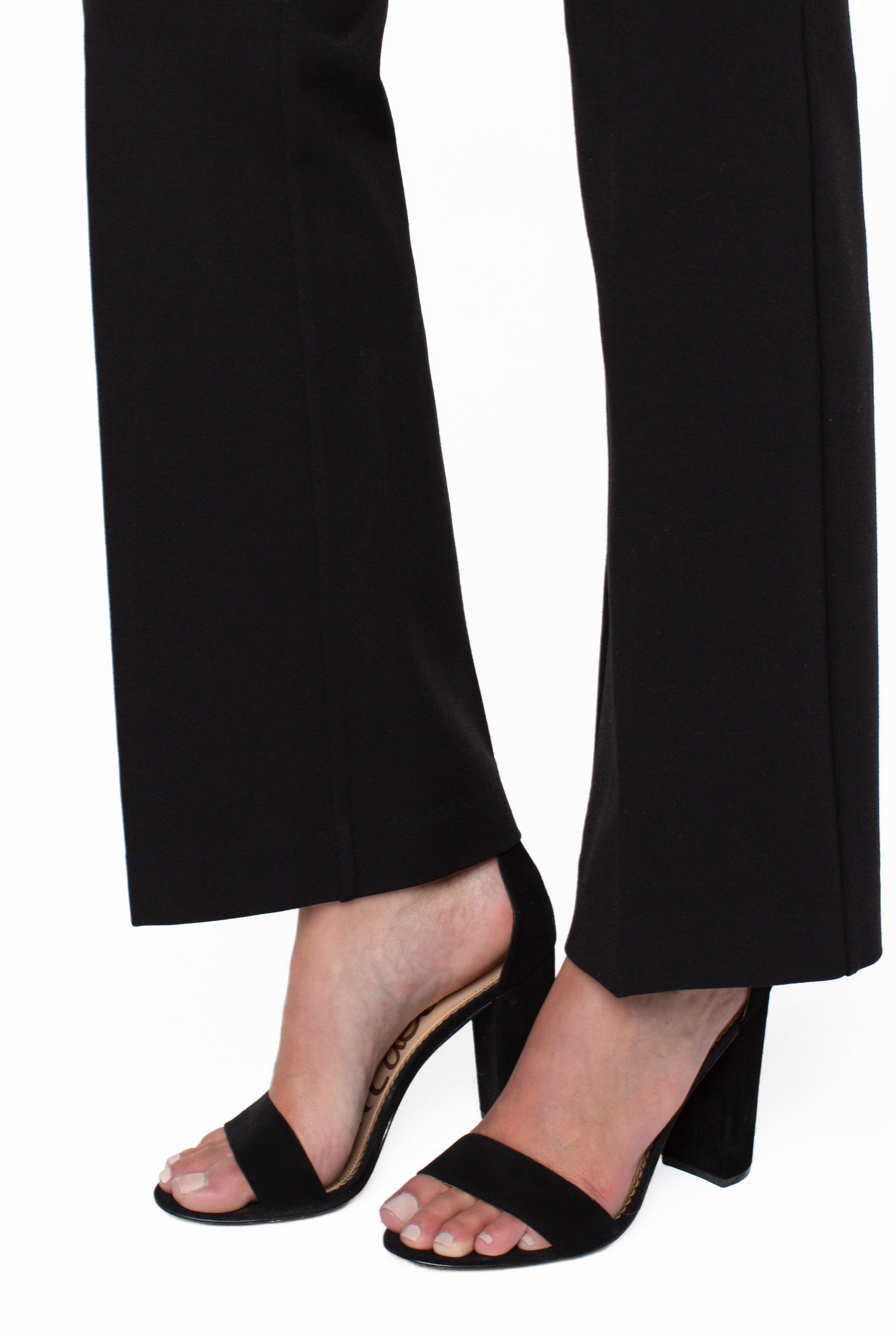 Liverpool Kelsey Flare Ponte Pants In Black-Pants-Liverpool-Deja Nu Boutique, Women's Fashion Boutique in Lampasas, Texas