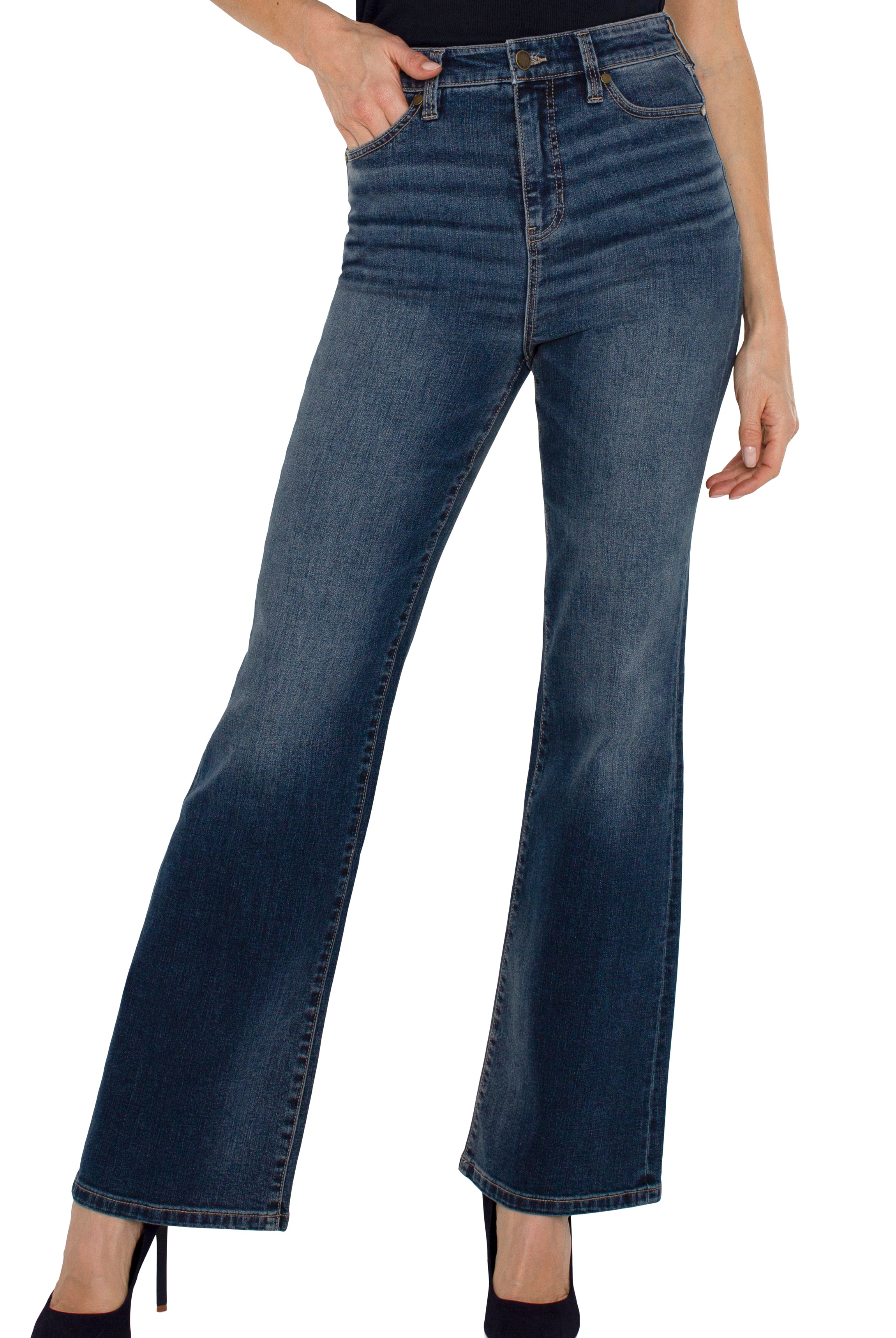 Liverpool Lucy High Waist Bootcut Jeans In Bella Vista 32 in-Jeans-Liverpool-Deja Nu Boutique, Women's Fashion Boutique in Lampasas, Texas
