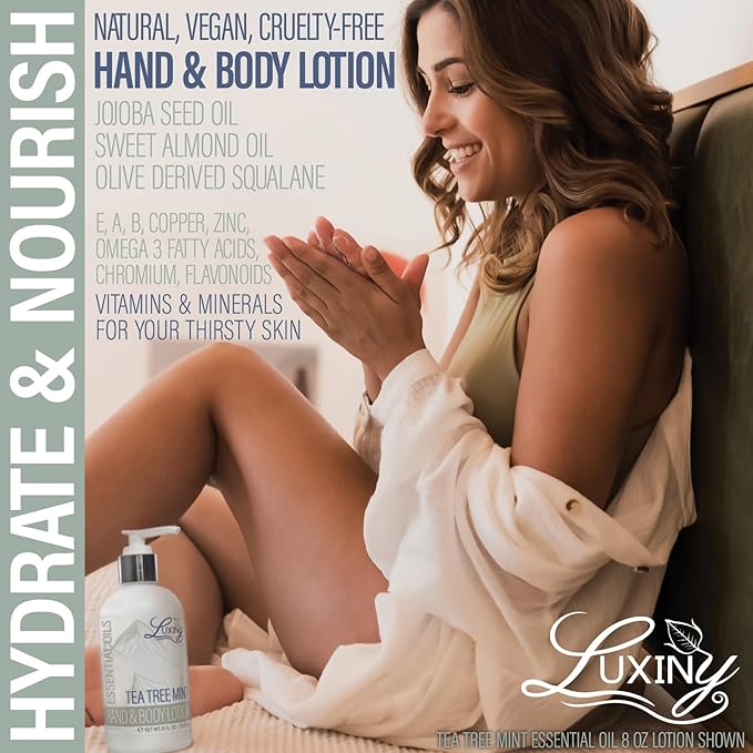 Luxiny Products Rosemary Lavender Essential Oil Silky Hand And Body Lotion 8 Oz-Lotion/Soap-Luxiny Products-Deja Nu Boutique, Women's Fashion Boutique in Lampasas, Texas