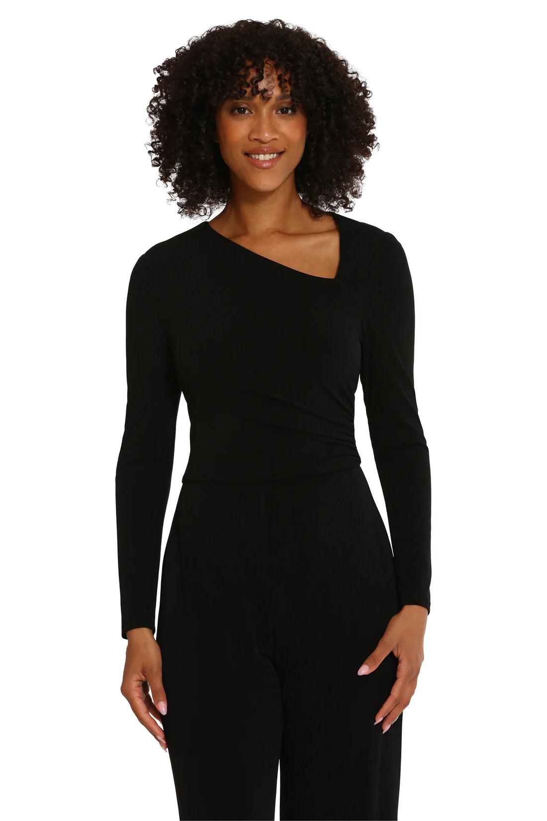 Maggy London Drusilla Jumpsuit In Black-Rompers & Jumpsuits-Maggy London-Deja Nu Boutique, Women's Fashion Boutique in Lampasas, Texas