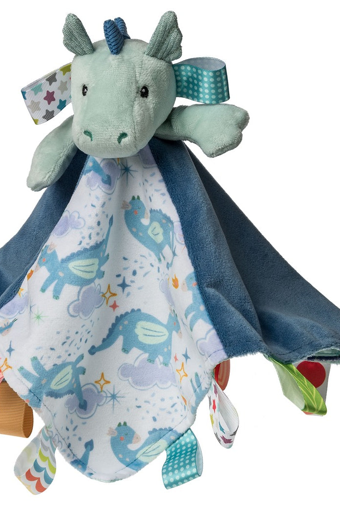 Mary Meyer Taggies Drax Dragon Character Blanket 13x13”-Blanket-Mary Meyer-Deja Nu Boutique, Women's Fashion Boutique in Lampasas, Texas