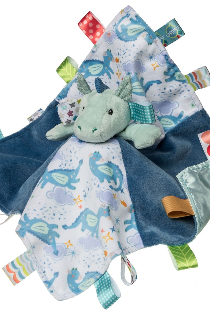 Mary Meyer Taggies Drax Dragon Character Blanket 13x13”-Blanket-Mary Meyer-Deja Nu Boutique, Women's Fashion Boutique in Lampasas, Texas