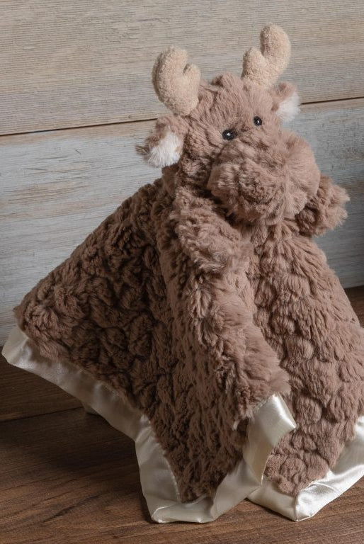 Mary Meyer Putty Nursery Moose Character Blanket 13x13-Blanket-Mary Meyer-Deja Nu Boutique, Women's Fashion Boutique in Lampasas, Texas