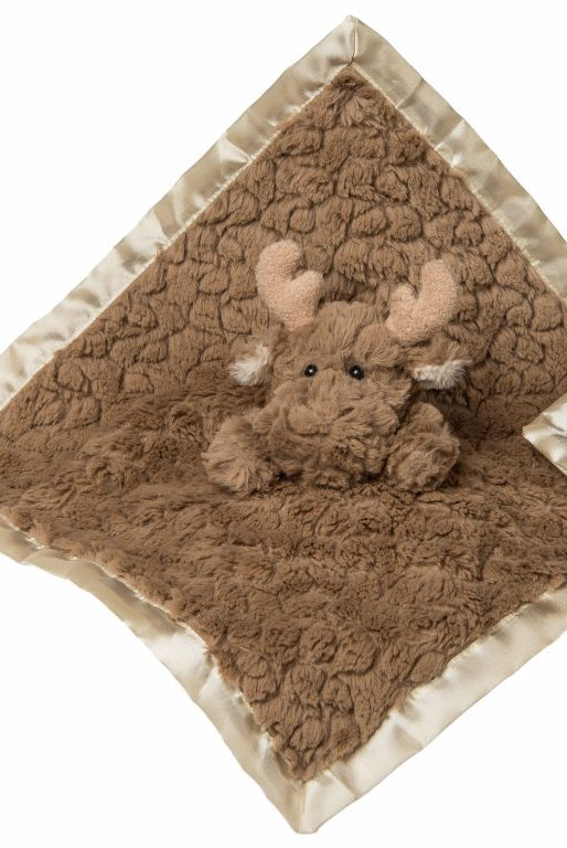 Mary Meyer Putty Nursery Moose Character Blanket 13x13-Blanket-Mary Meyer-Deja Nu Boutique, Women's Fashion Boutique in Lampasas, Texas