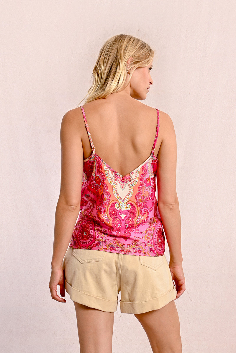 Molly Bracken Woven Cami – Bold & Beautiful Boho-Camis/Tanks-Molly Bracken-Deja Nu Boutique, Women's Fashion Boutique in Lampasas, Texas