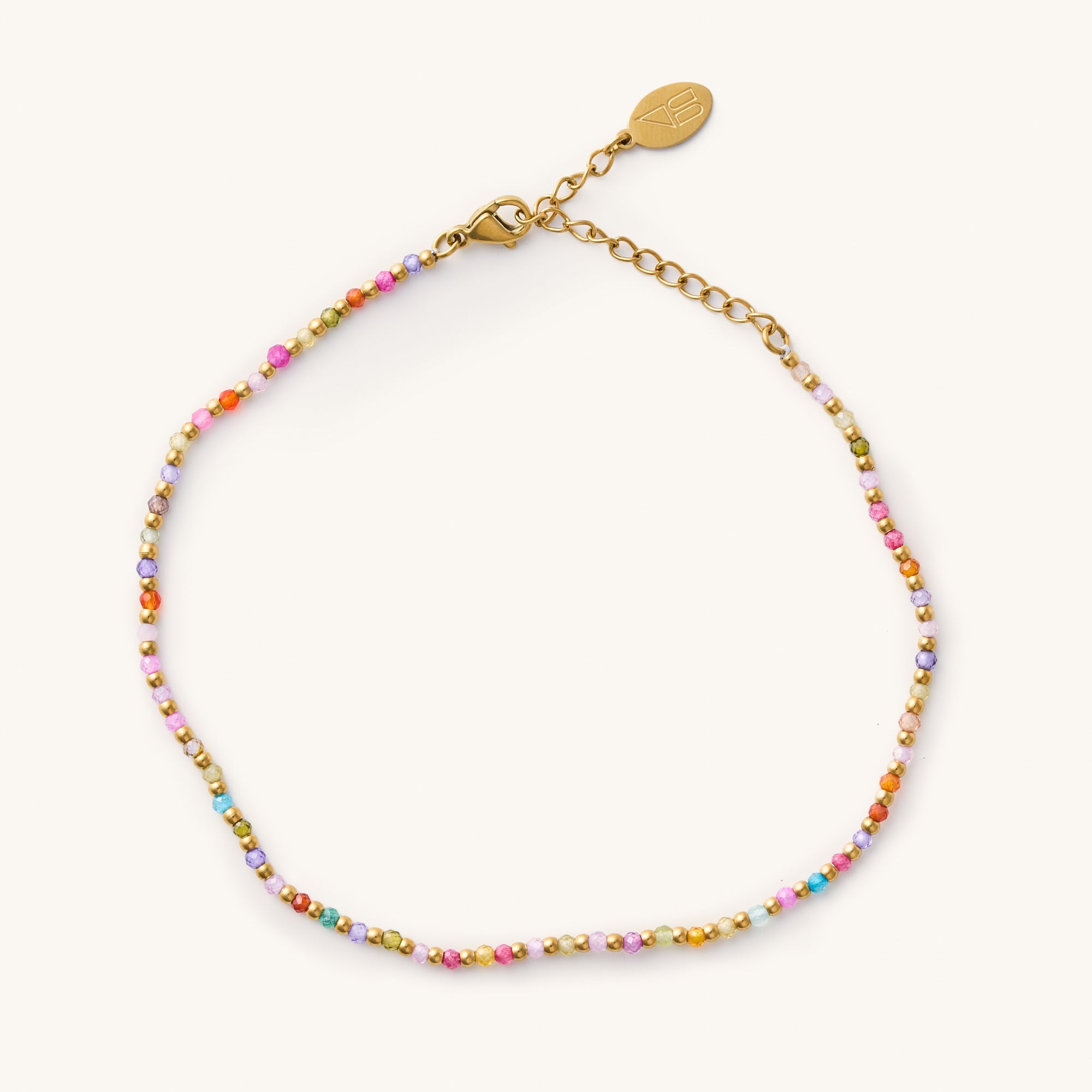 Nikki Smith Multi Beaded Anklet-Anklets-Nikki Smith-Deja Nu Boutique, Women's Fashion Boutique in Lampasas, Texas