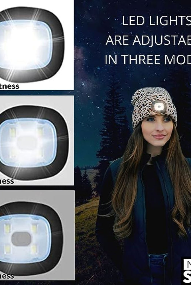 Night Scope Rechargeable Led Beanie In Black-Hats-Night Scope-Deja Nu Boutique, Women's Fashion Boutique in Lampasas, Texas