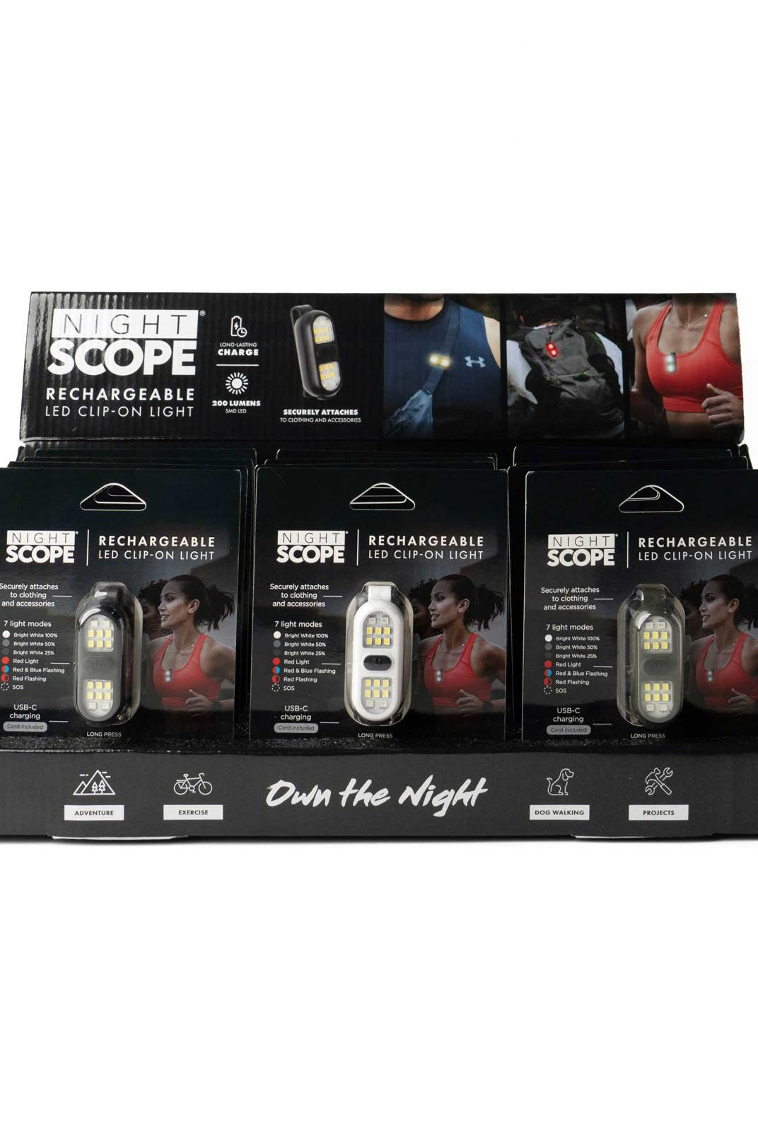 Night Scope Rechargeable Led Clip On Light-Safety-Night Scope-Deja Nu Boutique, Women's Fashion Boutique in Lampasas, Texas