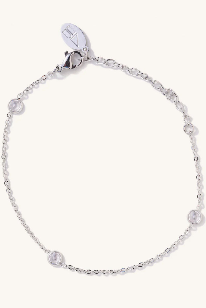 Nikki Smith Kai Silver Bracelet Waterproof-Bracelets-Nikki Smith-Deja Nu Boutique, Women's Fashion Boutique in Lampasas, Texas