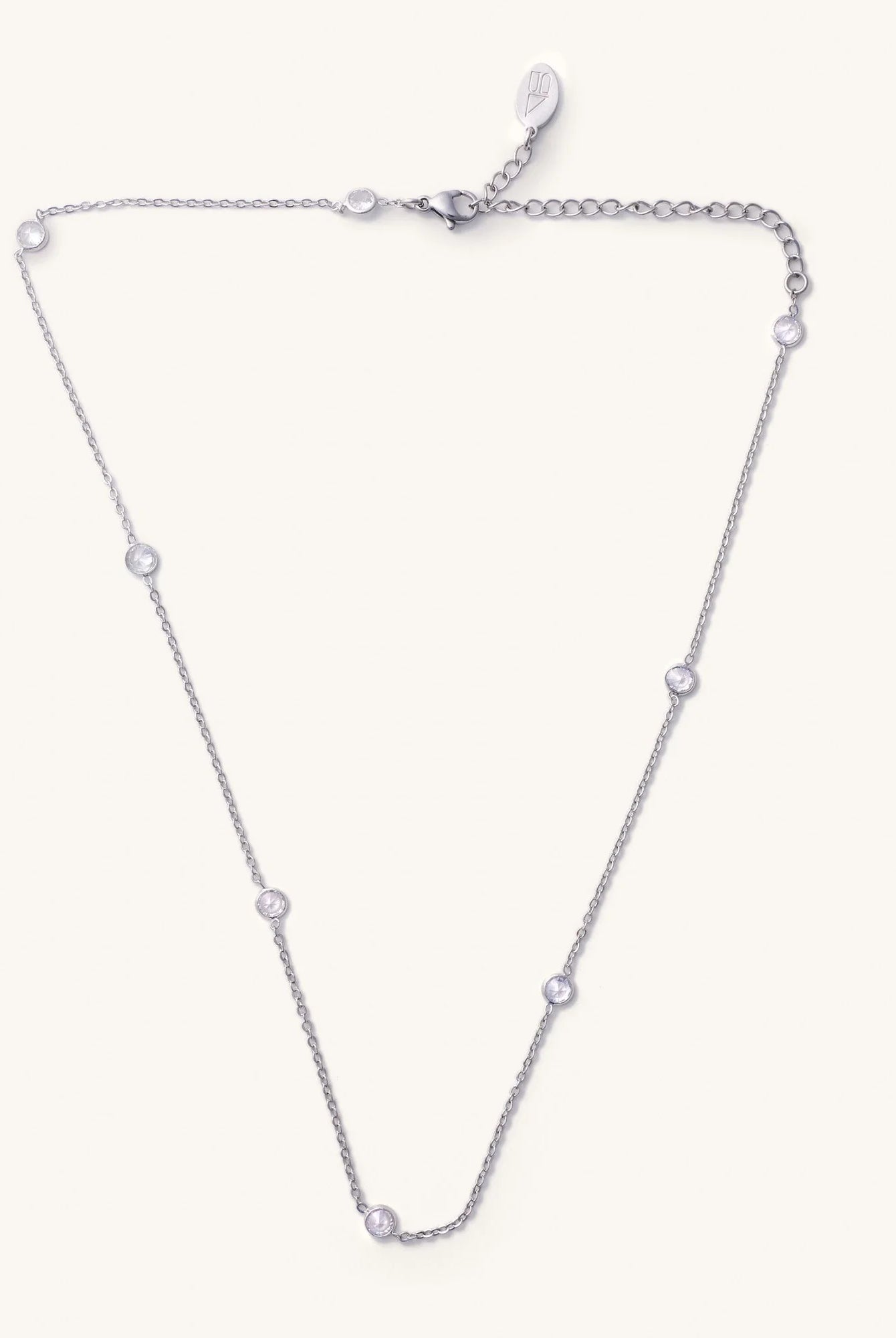 Nikki Smith Kai Silver Choker Waterproof-Necklaces-Nikki Smith-Deja Nu Boutique, Women's Fashion Boutique in Lampasas, Texas