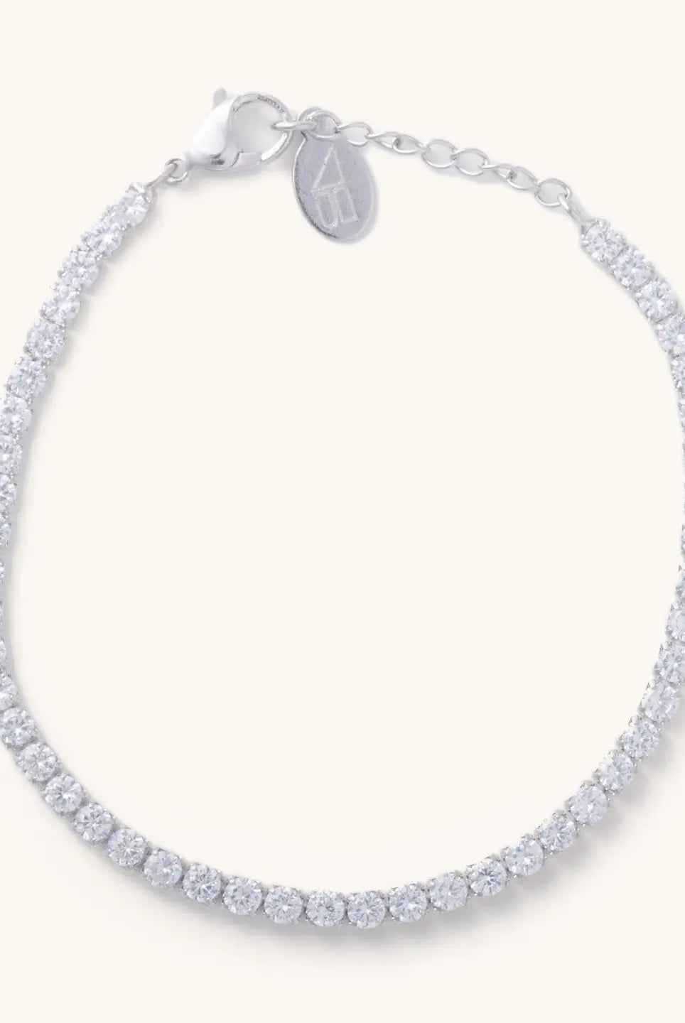 Nikki Smith Silver Shimmer Tennis Bracelet Waterproof-Bracelets-Nikki Smith-Deja Nu Boutique, Women's Fashion Boutique in Lampasas, Texas