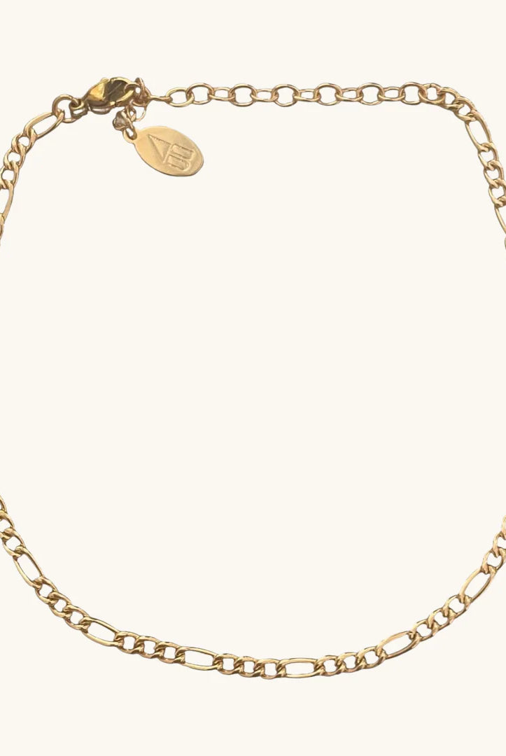 Nikki Smith Tasha Waterproof Gold Anklet-Anklets-Nikki Smith-Deja Nu Boutique, Women's Fashion Boutique in Lampasas, Texas